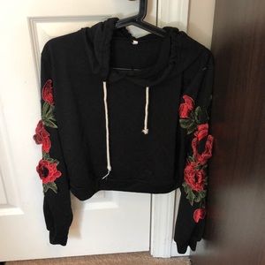 Cropped hoodie